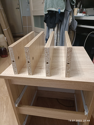 Тумба Мадера Т2М ЛДСП дуб крафт золотой / лдсп белый фото покупателя 3